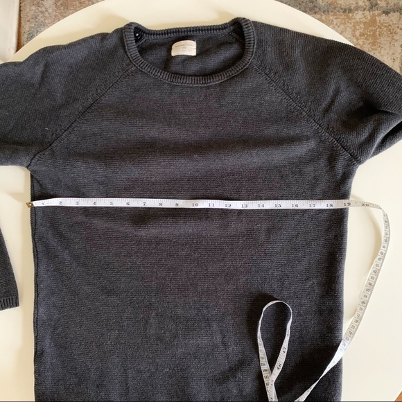 Selected Homme Vince Crewneck Sweater Gray Men’s Size Small - Picture 4 of 10